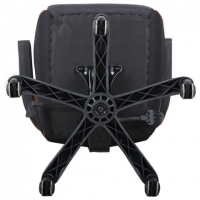 Кресло компьютерное "Techno Pro GM-003", ткань, черное/серое, вставки оранжевые