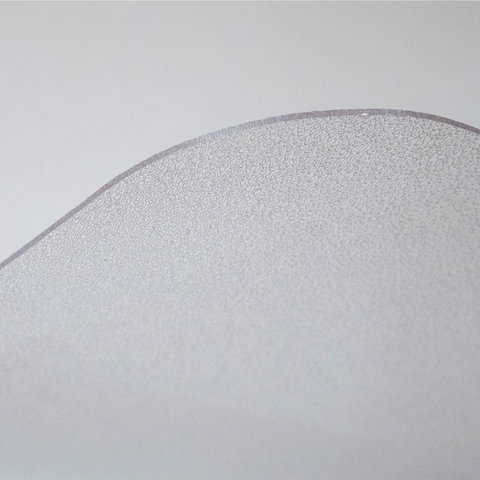 Коврик защитный для напольных покрытий , поликарбонат, 90х120 см, шагрень, толщина 1,8 мм