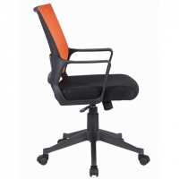 Кресло "Balance MG-320", с подлокотниками, комбинированное черное/оранжевое