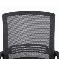 Кресло "Daily MG-317", с подлокотниками, хром, черное