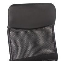Кресло "Flash MG-302", с подлокотниками, хром, черное