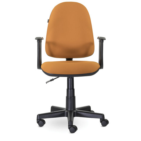 Кресло "Prestige Start MG-312", эргономичная спинка, ткань, оранжевое