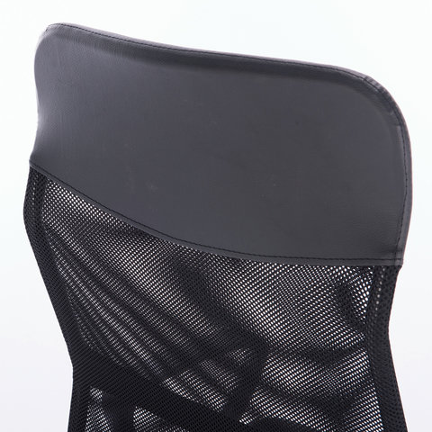 Кресло "Tender MG-330", с подлокотниками, хром, черное