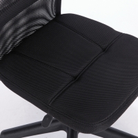 Кресло компактное Smart MG-313, без подлокотников, черное
