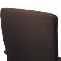 Кресло офисное "Focus EX-518", ткань, коричневое