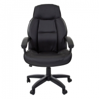 Кресло офисное "Formula EX-537", экокожа, черное