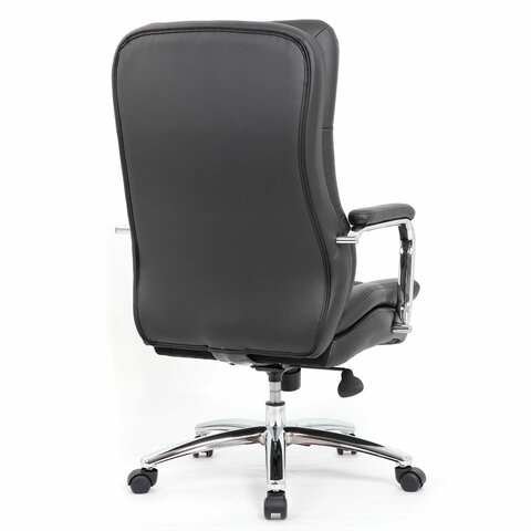 Кресло офисное PREMIUM "Amadeus EX-507", экокожа, хром, черное