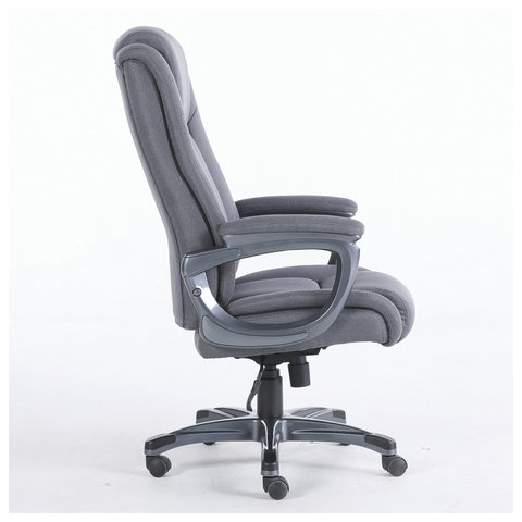 Кресло офисное PREMIUM "Solid HD-005", нагрузка до 180 кг, ткань, серое