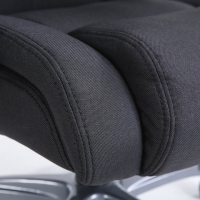 Кресло офисное PREMIUM "Solid HD-005", НАГРУЗКА до 180 кг, ткань, черное