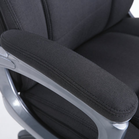 Кресло офисное PREMIUM "Solid HD-005", НАГРУЗКА до 180 кг, ткань, черное