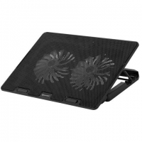 Подставка для ноутбука с охлаждением, 2 порта USB-A, LED-подсветка, 352х252 мм