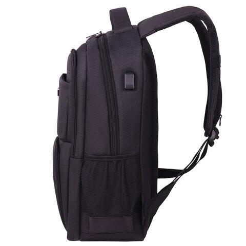 Рюкзак UPGRADE универсальный, 2 отделения, отделение для ноутбука, USB-порт, UP-4, черный, 47х31х19 см
