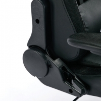 Кресло компьютерное "Lumen GM-150 RGB", подсветка, две подушки, экокожа, черное