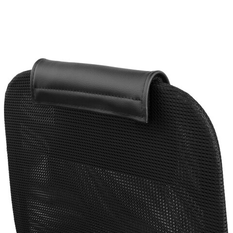 Кресло PREMIUM "Ultimate EX-801" хром, плотная двойная сетка Х2, черное