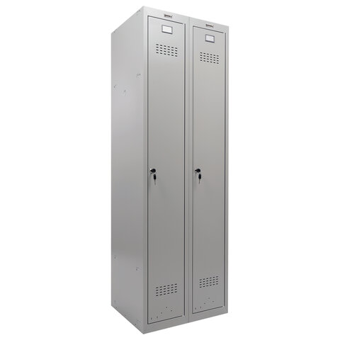 Шкаф металлический для одежды "LK 21-60", УСИЛЕННЫЙ, 2 секции, 1830х600х500 мм, 32 кг, S230BR402502
