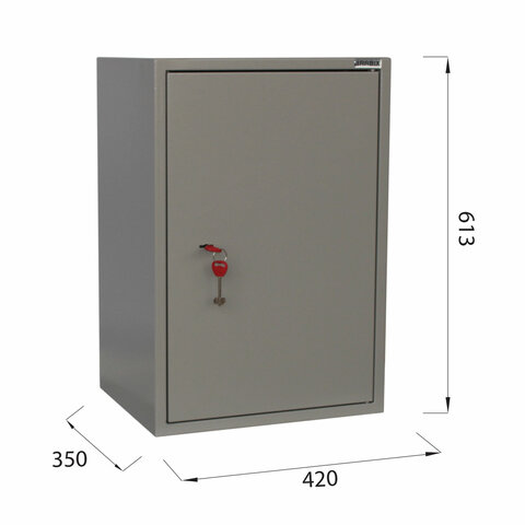 Шкаф металлический для документов "KBS-011Т", 613х420х350 мм, 15 кг, трейзер, сварной