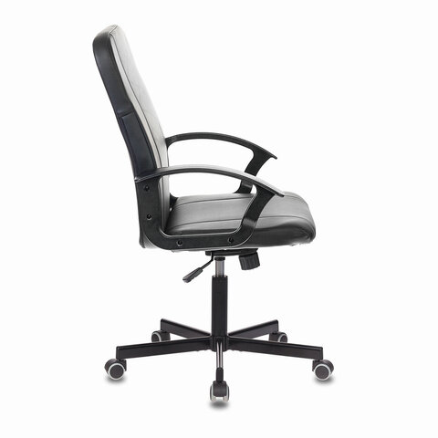 Кресло офисное "Simple EX-521",  экокожа, черное