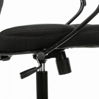 Кресло офисное PREMIUM "Stalker EX-608 PL", ткань-сетка/кожзам, черное