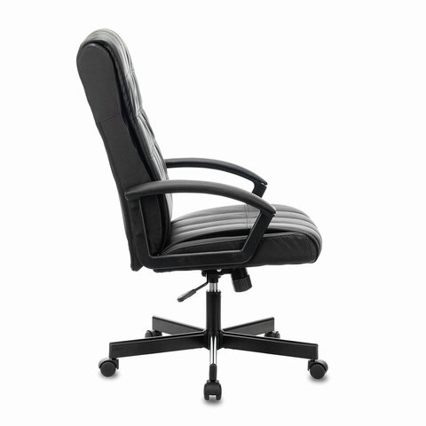 Кресло офисное "Quadro EX-524", экокожа, черное