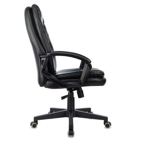 Кресло офисное BRABIX PREMIUM "Trend EX-568", экокожа, черное