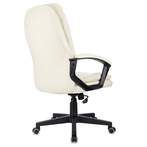 Кресло офисное BRABIX PREMIUM "Trend EX-568", экокожа, бежевое