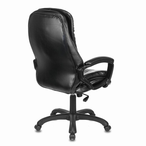 Кресло офисное PREMIUM "Omega EX-589", экокожа, черное