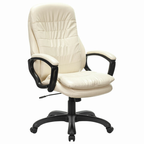 Кресло офисное PREMIUM "Omega EX-589", экокожа, бежевое