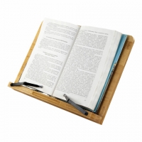 Подставка для книг и планшетов большая бамбуковая , 34х24 см, регулируемый угол