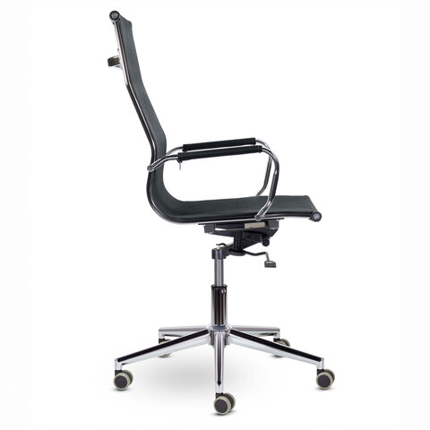 Кресло офисное PREMIUM "Net EX-533", хром, сетка, черное