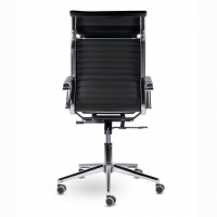 Кресло офисное PREMIUM "Intense EX-531", экокожа, хром, черное