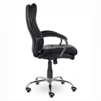 Кресло офисное PREMIUM "Bruno EX-543", экокожа, черное