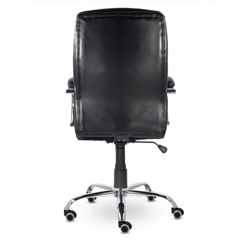 Кресло офисное PREMIUM "Bruno EX-543", экокожа, черное