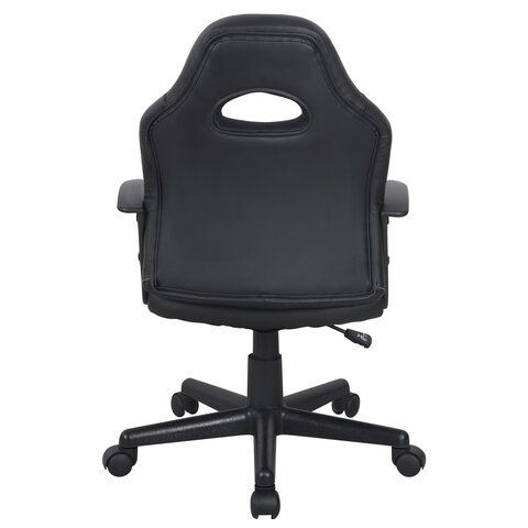 Кресло компьютерное "Spark GM-201", экокожа, черное/серое