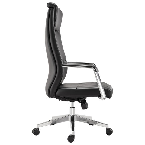 Кресло офисное PREMIUM "Jazz EX-757", мультиблок, алюминий, экокожа, черное