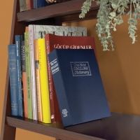 Сейф-книга "Английский словарь", 54х115х180 мм, ключевой замок, темно-синий