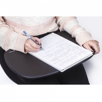 Подставка-столик с мягкими подушками, для ноутбука и творчества, 430х330 мм, черный
