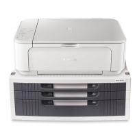 Подставка для принтера или монитора, с 1 полкой и 3 ящиками, 380х275х150 мм