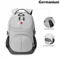 Рюкзак "S-07" универсальный, уплотненная спинка, облегчённый, светло-серый, 46х32х15 см